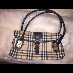 Burberry Shoulder Bag with iconic print